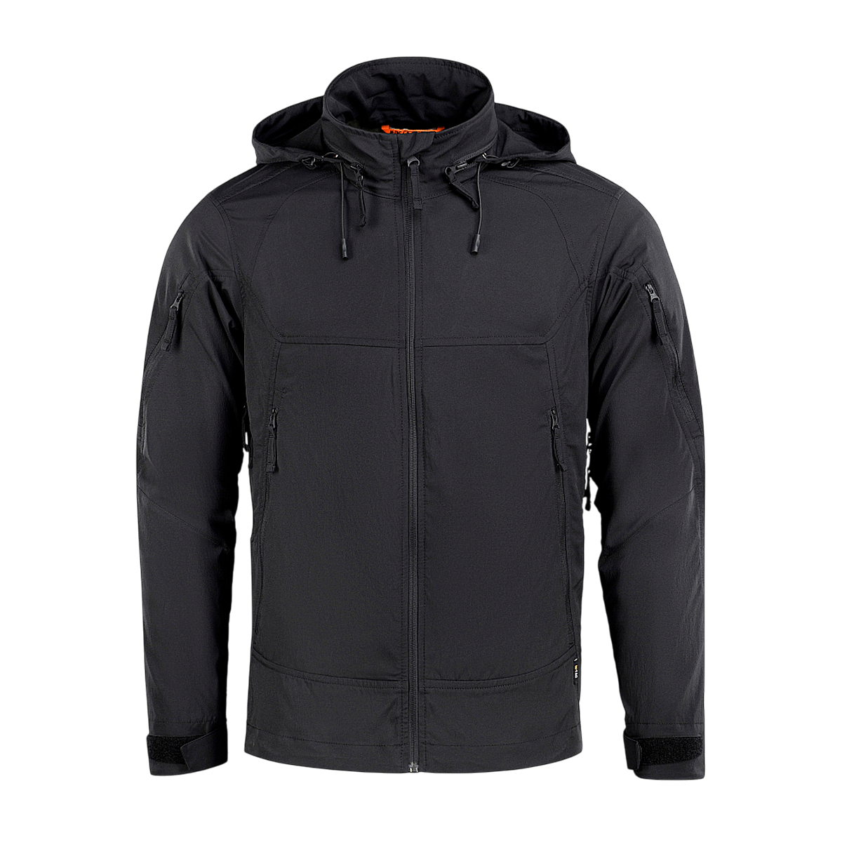 M-Tac Flash Jakke i sort, let og alsidig til vandreture, sport og hverdag, perfekt at kombinere med fleece eller termoundertøj.