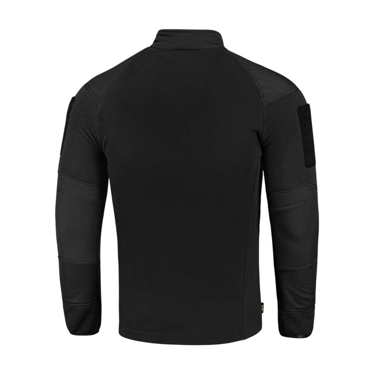 M-Tac Combat Fleece Polartec Jakke i sort med Polartec fleece, YKK lynlåse og velcro-paneler. Perfekt til taktisk og casual brug.