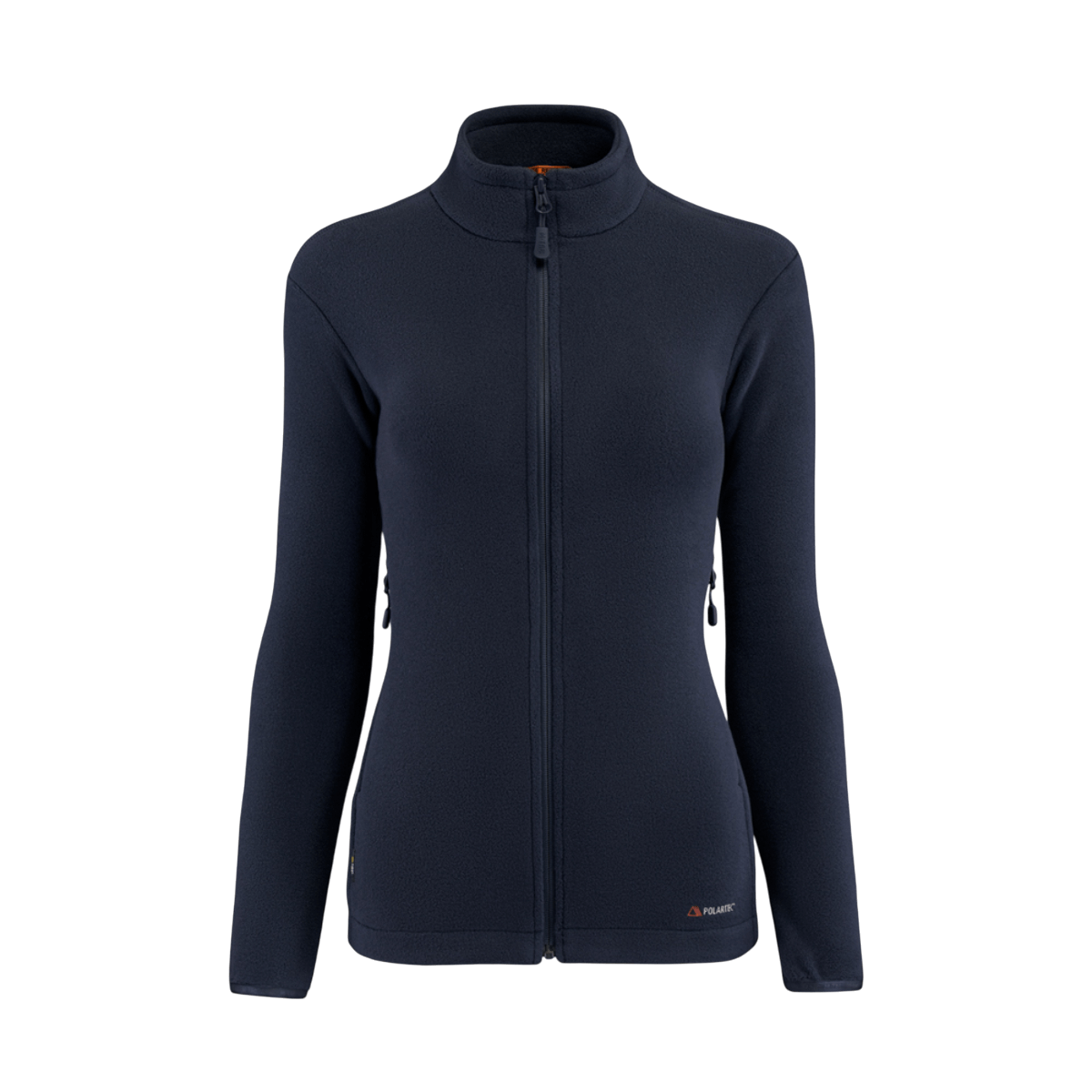 M-Tac Sweater Nord Fleece Polartec Dame med stand-up krave og YKK-lynlås, designet til komfort og varme i taktiske miljøer.
