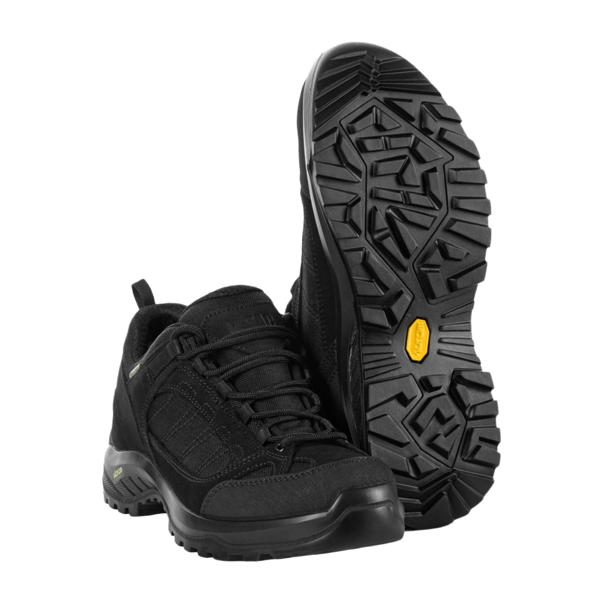 M-Tac Sneakers Tactical Demi-Season Pro Line med Vibram-sål, ideel til træning og vandring, fremstillet i suede og Cordura for holdbarhed.