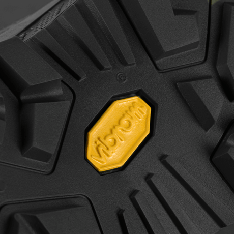 Detail of Vibram sole on M-Tac Tactical Demi-Season Boots Pro Line for optimal grip and durability.