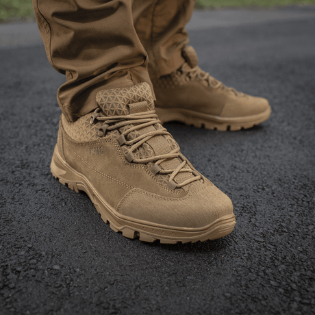 M-Tac Tactical Sneakers Patrol R Vent til trekking og outdoor-brug, slidstærkt ruskind med skridsikker sål