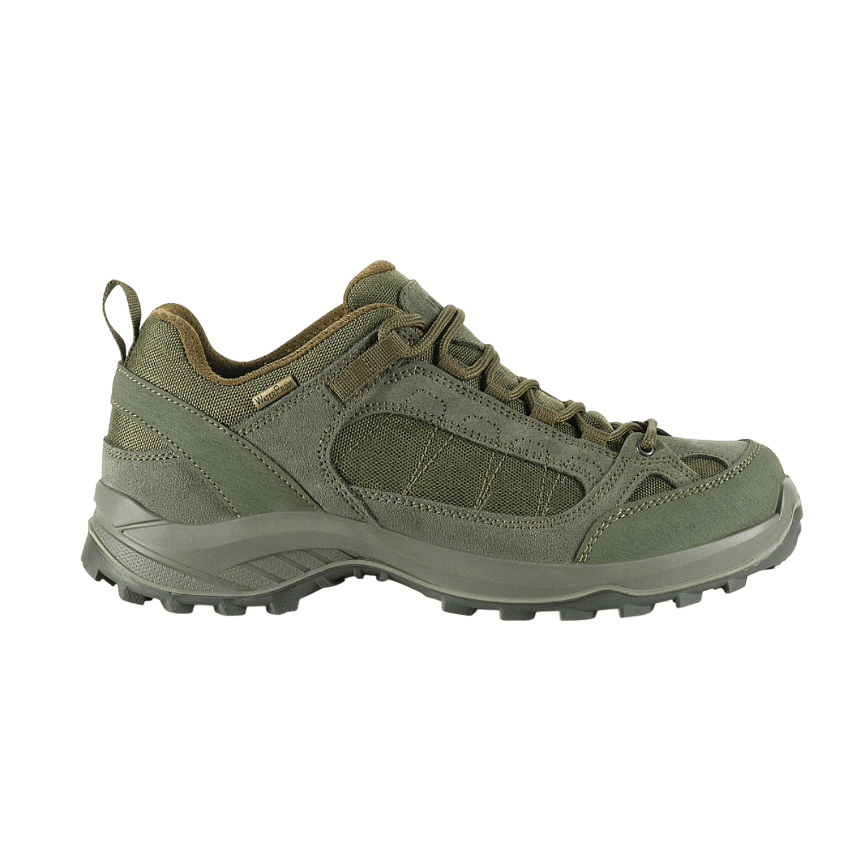 Tactical Sneakers Demi-Season – Let og komfortabel, lette og moderne trekking sko i olivengrøn med gummiforstærket tå og hæl til outdoor brug.