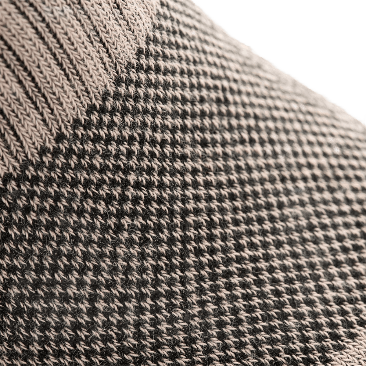 Nærbillede af M-Tac Sokker Mk.1 med detaljeret strikkonstruktion for komfort og støtte under aktiviteter.