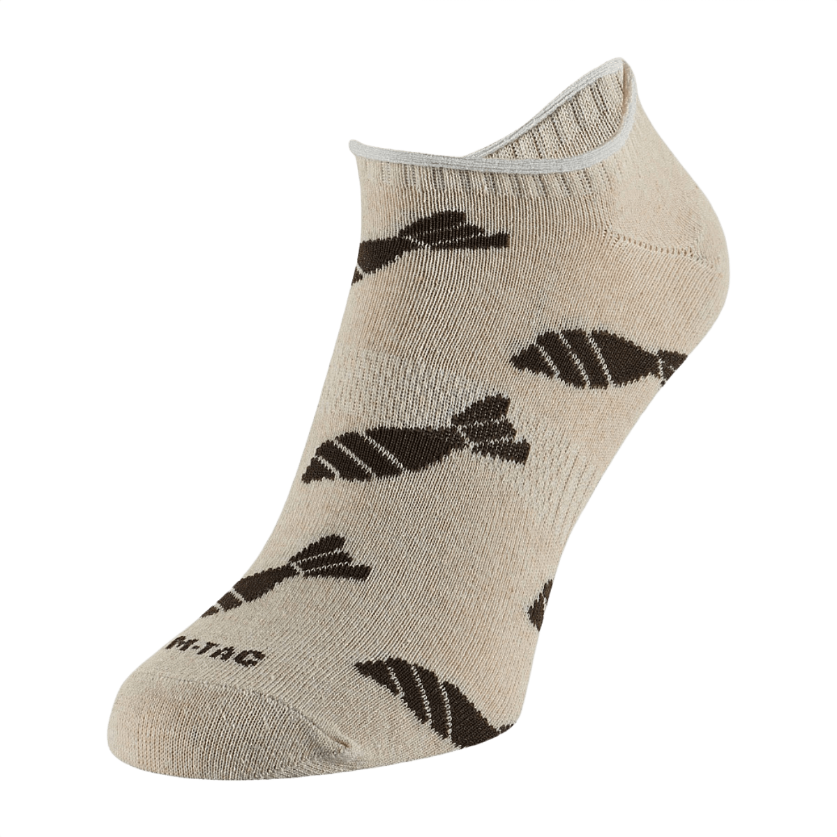 M-Tac Let Sommersokker Morter Bomber til mænd, designet til løb, sport, udendørs aktiviteter. Komfortable korte sokker med bomber-mønster.