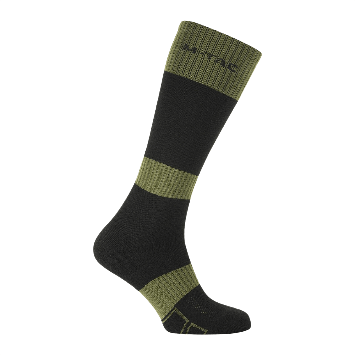 M-Tac Vinter Sokker i oliven og sort med anatomisk pasform, ideel til varme og komfort i vintermånederne.