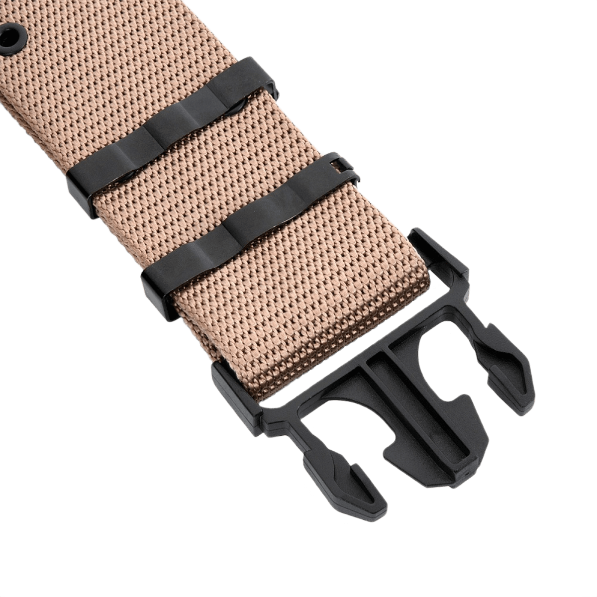 M-Tac Pistolbælte med plastikspænde, inspireret af BSS/A.L.I.C.E.-systemet, bredde 5,5 cm, nylonmateriale til taktisk brug.