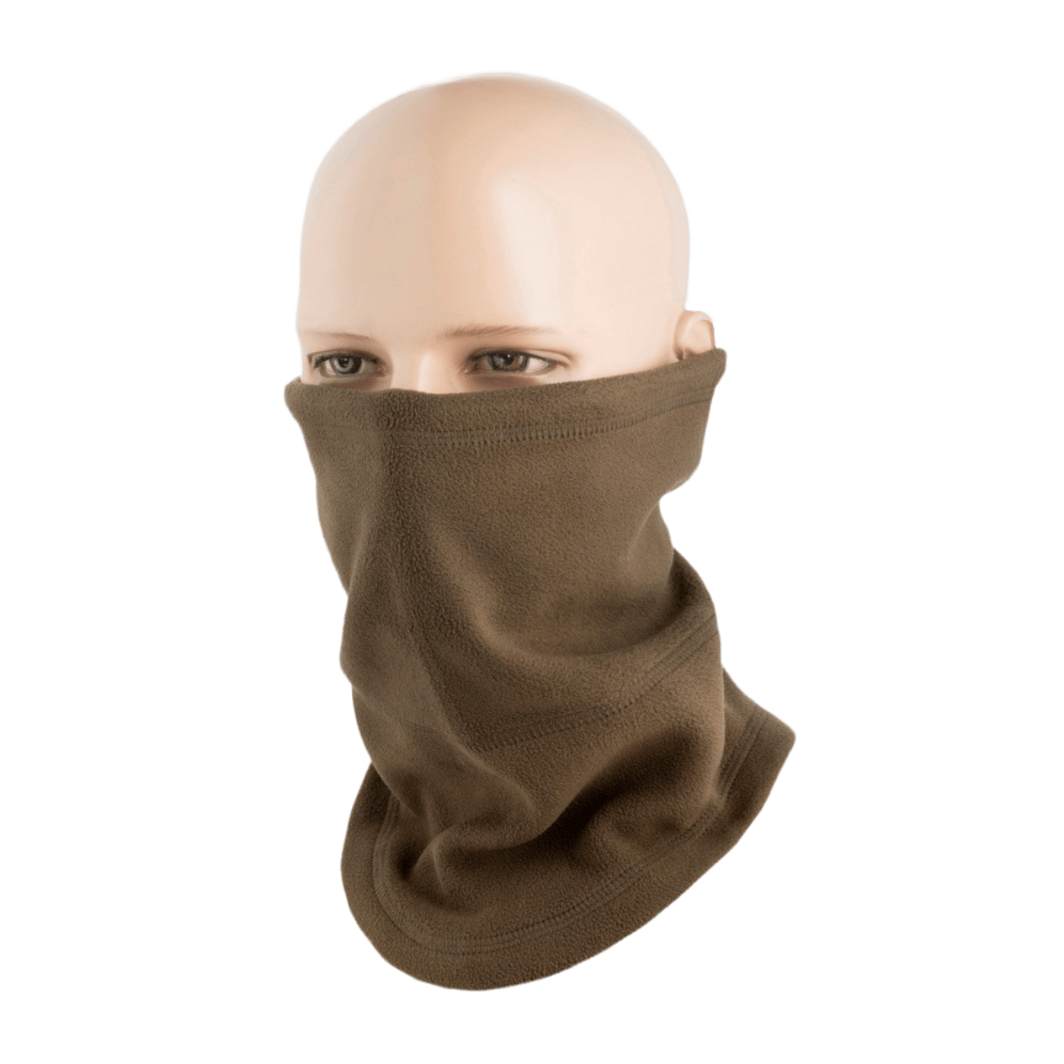 M-Tac Fleece Neck Gaiter (Tok Tube) i brun, alsidig halsbeklædning til koldt vejr, perfekt til vinter og friluftsliv.