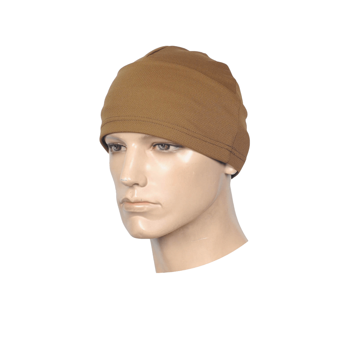 M-Tac Sweating Ninja-Balaclava i brun, lavet af 100% polyester, ideel til udendørs aktiviteter, fugttransporterende, produceret i Ukraine.