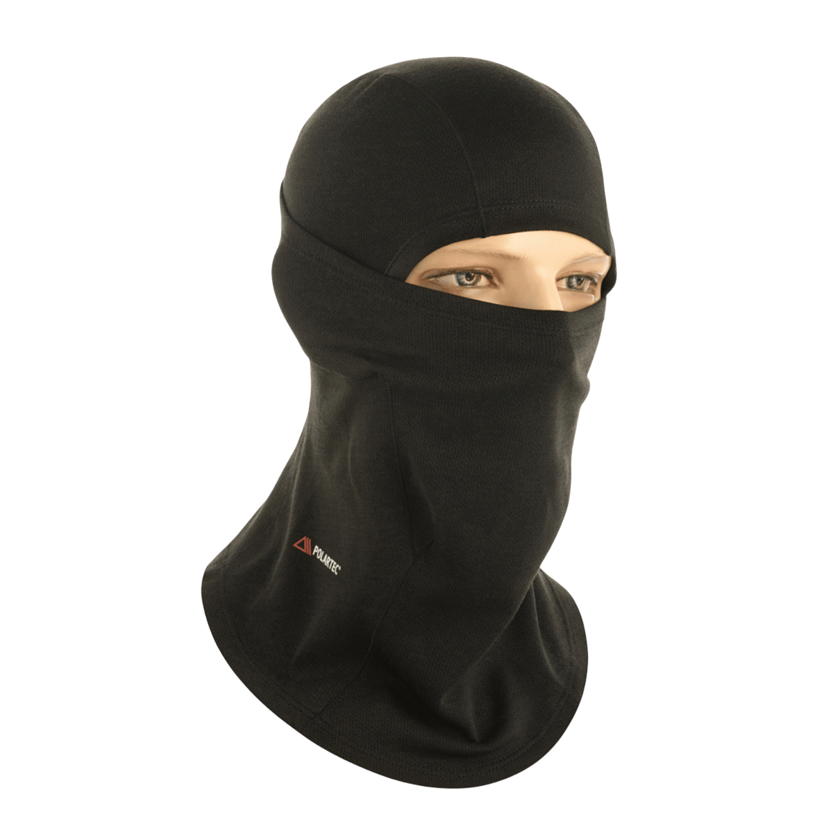 M-Tac Sweater-Ninja-Balaclava Premium i sort Polartec® Power Dry materiale for optimal komfort og beskyttelse i varme omgivelser.