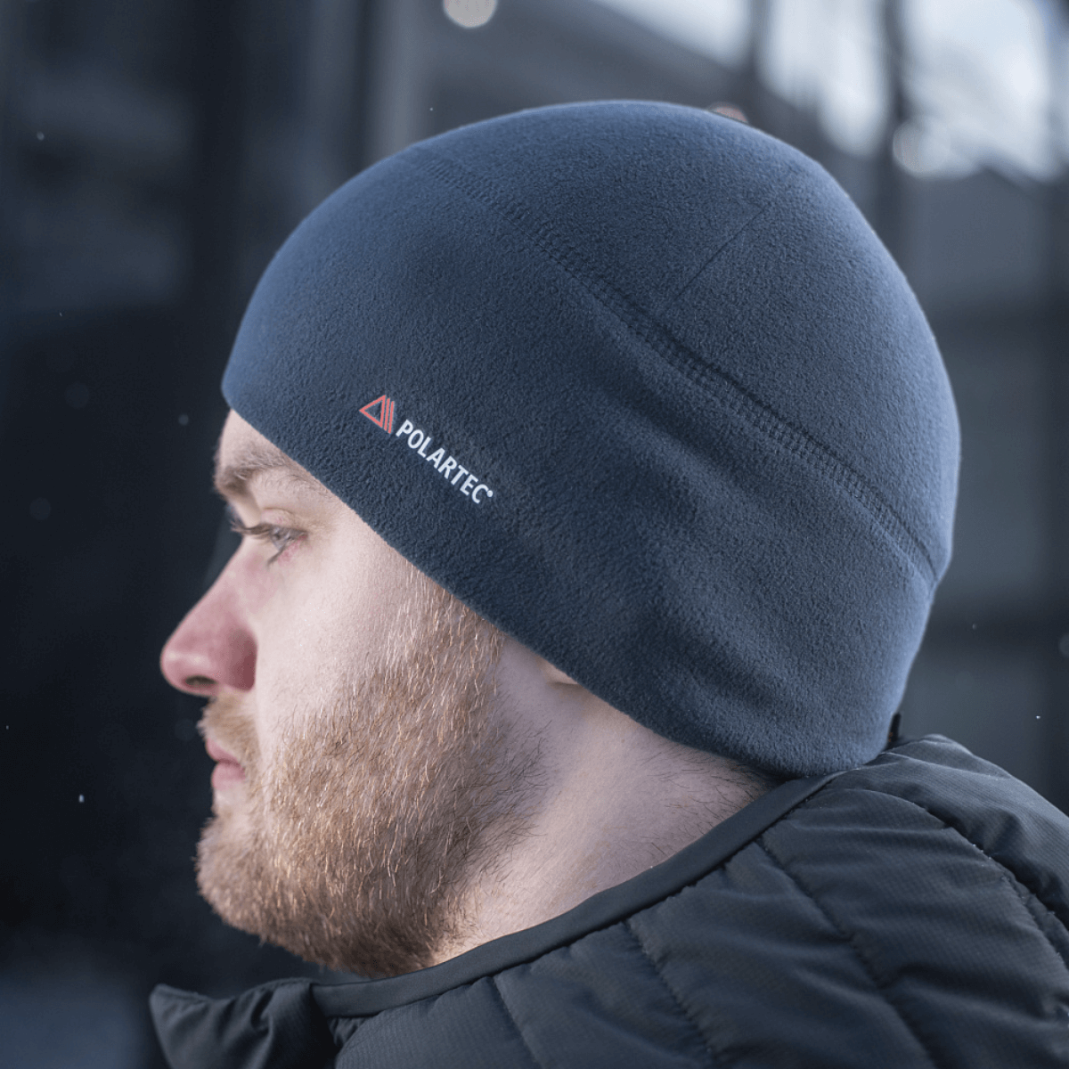 M-Tac Fleece Watch Cap Light Polartec fremstillet af blødt Polartec Micro Series fleece, ideel til beskyttelse mod kulde og vind. Vinterhue.