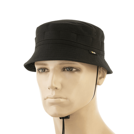 M-Tac Panamahat Gen. II Summer Flex i sort, let nylon/elastanmateriale med justerbar strop, komfortabel og velegnet til sommerbrug, gallery position 1.