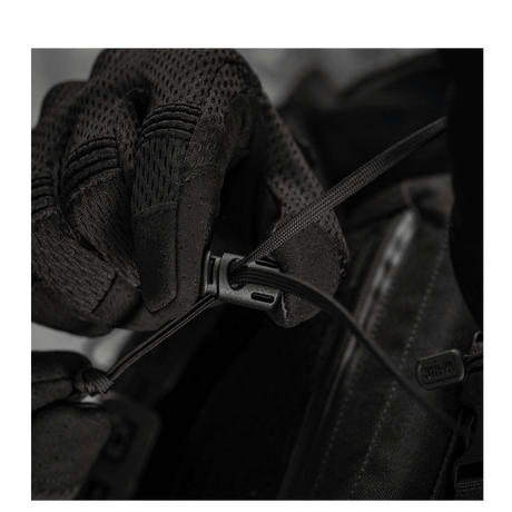 M-Tac Panamahat Gen. II Summer Flex i sort nylon/elastan med justerbar strop og NIJ-certificering, detaljeret billede, gallery position 1.