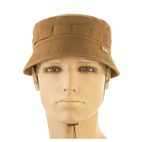 M-Tac Panamahat Gen. II Summer Flex i camel nylon/elastan med lav vægt, justerbar strop og NIJ-certificering, gallery position 1.