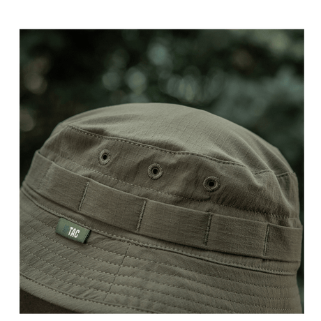 M-Tac Panamahat Gen. II Summer Flex i let nylon/elastan med ventilation, taktisk design og NIJ-certificering, vist i galleri position 1.