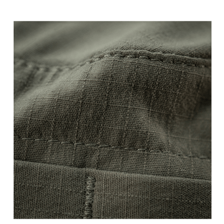 Detaljeret close-up af søm og materiale i M-Tac Panamahat Gen. II Summer Flex i slidstærkt nylon/elastan med NIJ-certificering, gallery position 1.
