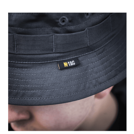 M-Tac Panamahat Gen. II Flex Rip-Stop i mørkt rip-stop materiale med slidstærk syning og ventilationshuller, galleri position 1.