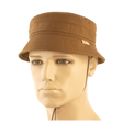 M-Tac Panamahat Gen. II Flex Rip-Stop i brunt rip-stop stof med NIJ-certificering vist i galleri position 1 på mannequin frontalt.