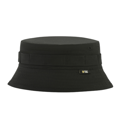 M-Tac Panamahat Gen. II Flex Rip-Stop i sort rip-stop stof med NIJ-certificering vist i galleri position 1 set forfra.