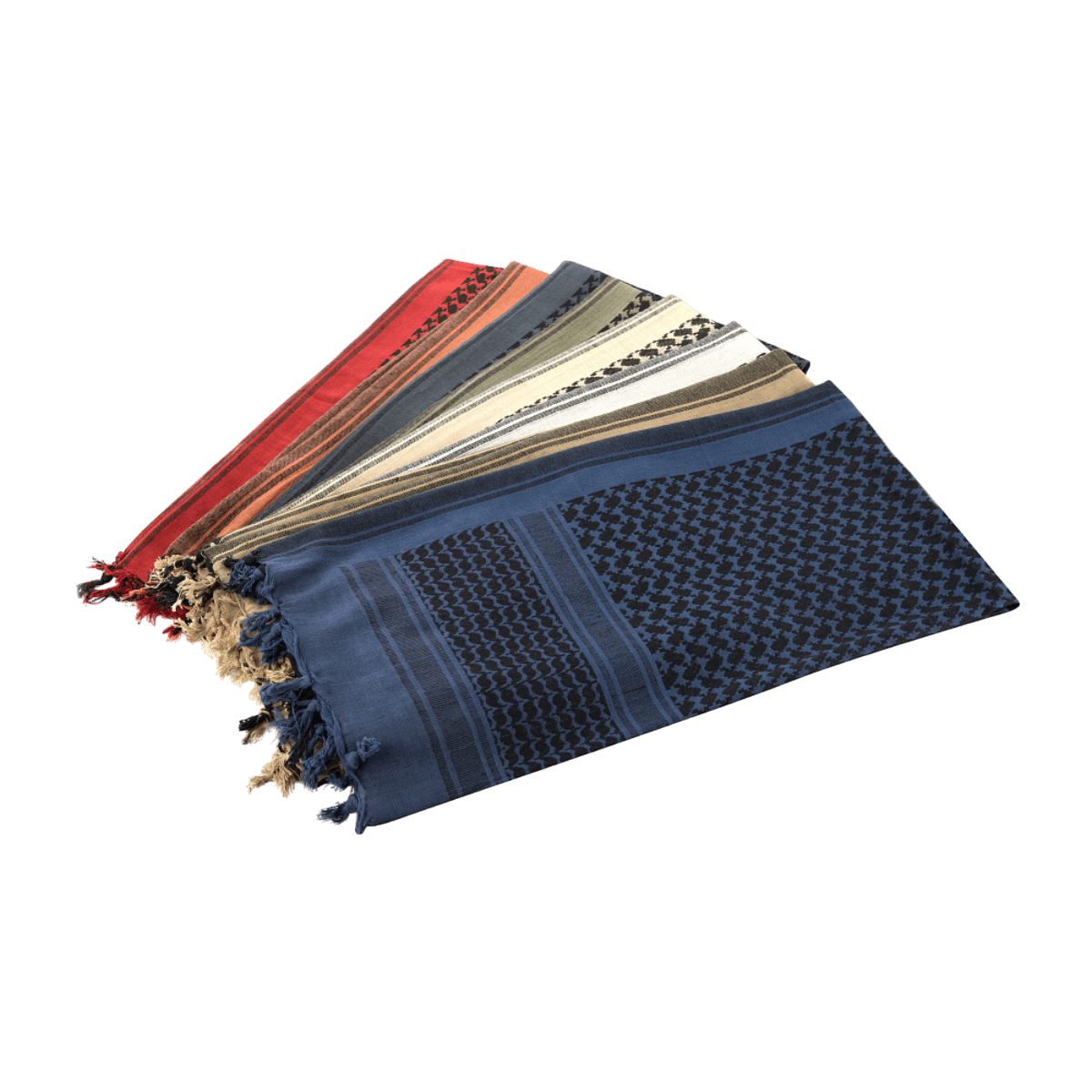 M-Tac Shemagh Tørklæde i forskellige farver, beskytter mod sol, sand og vind, 100% bomuld, velegnet til udendørsaktiviteter