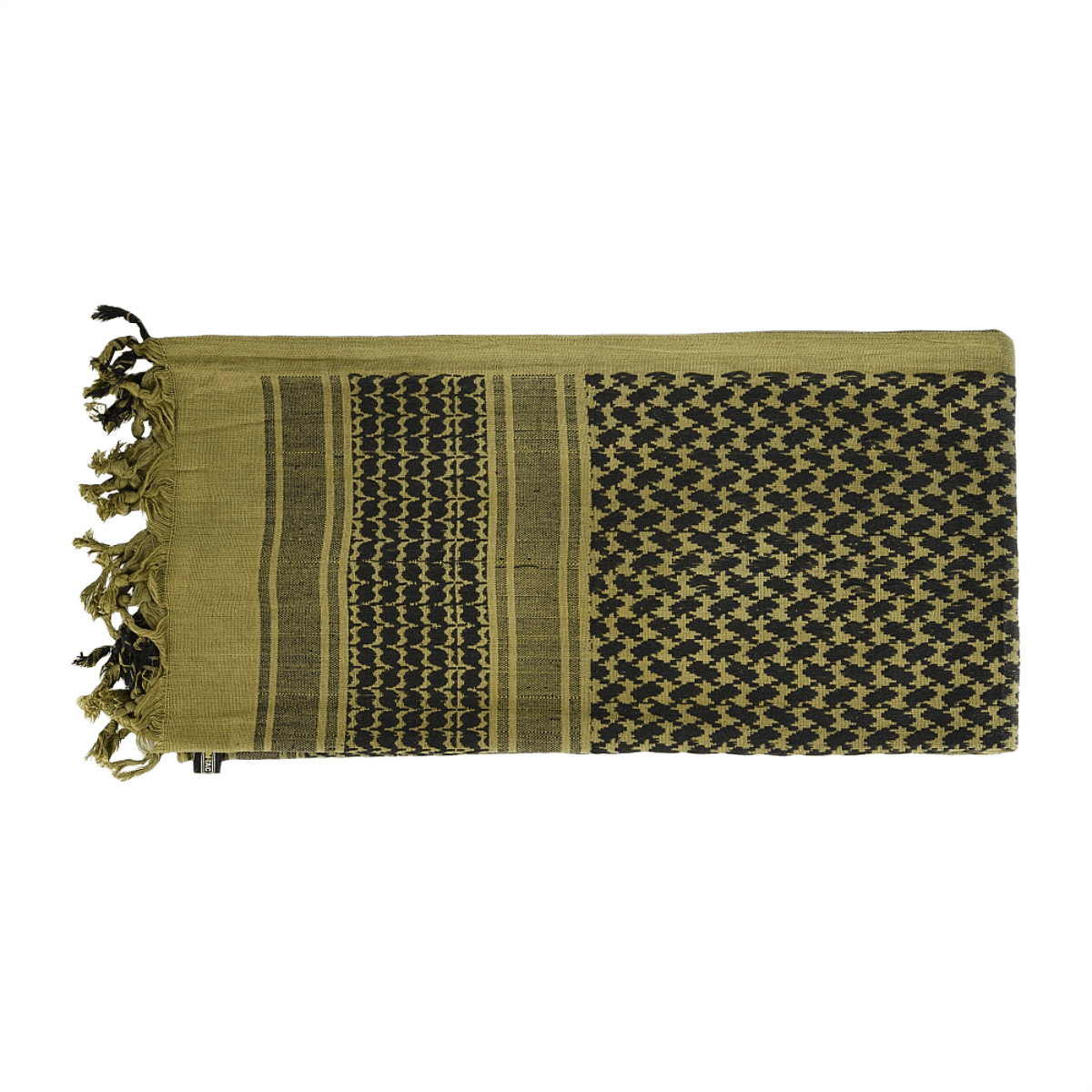 M-Tac Tæt Shemagh Tørklæde i 100% bomuld med traditionelt mønster, beskytter mod sol, sand og vind, velegnet til militær og outdoor brug.