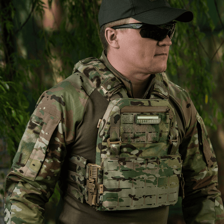 Tactical gear with M-Tac Patch Flag 25x80 Mini Squares in durable Cordura 500D, perfect for clothing and gear.