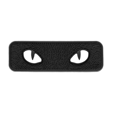 M-Tac Cat Eyes 3D PVC patch with reflective design, Velcro fastening, 80x25mm, for military and outdoor activities