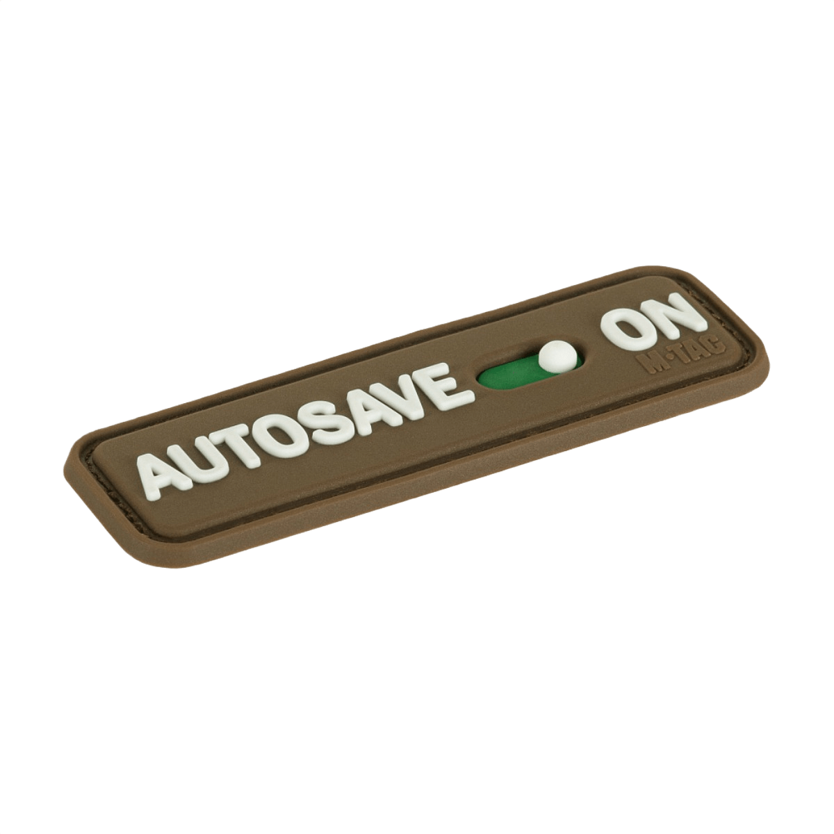 M-Tac Patch Autosave PVC 3D morale-patch i full-farve med velcro til tøj og taktisk udstyr.