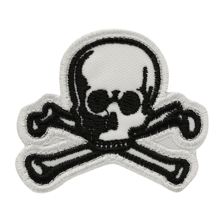 M-Tac Patch Old Skull Velcro tactical textile patch with 3D effect and skull design, suitable for combat and leisure