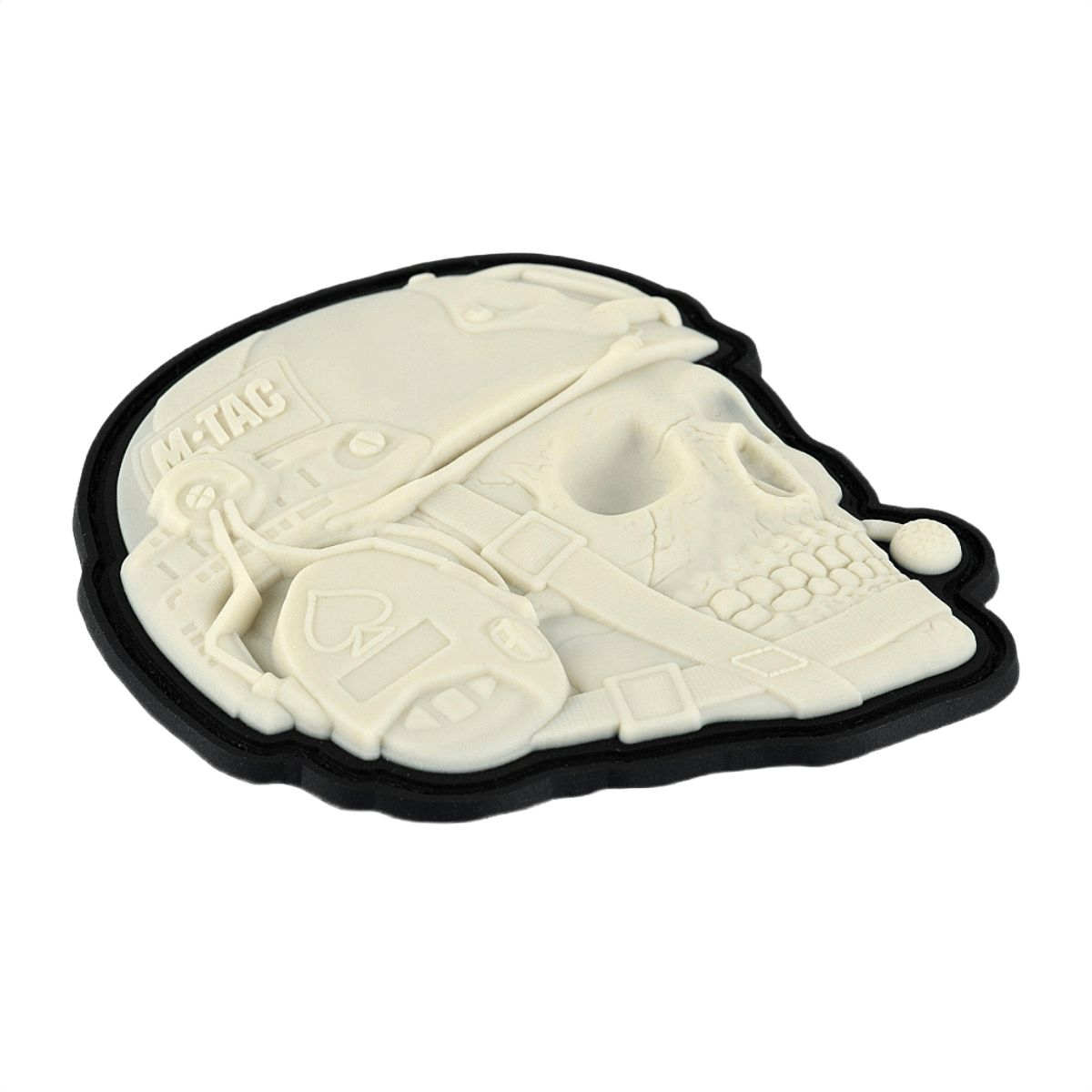 M-Tac Patch Operator 3D PVC med realistisk design, morale patch til tøj, med Velcro fastgørelse, 6 x 7 cm, lavet af PVC.