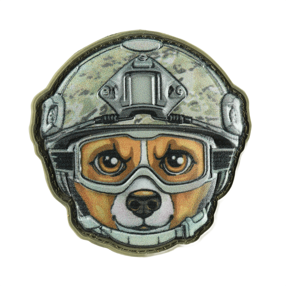 M-Tac Patch Emoji #11 med 3D-effekt og Velcro, sjov og taktisk morale patch, perfekt til tøj og udstyr.