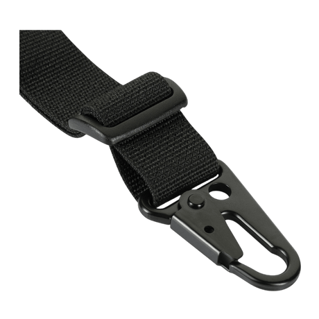 M-Tac Universal Weapon Sling in strong nylon with adjustable locking mechanism and metal carabiner for reliable handling, gallery position 1.
