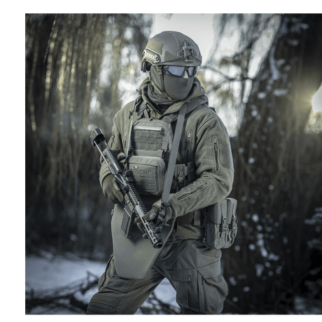 M-Tac Universal Weapon Sling in durable nylon with adjustable length and heavy metal carabiner for tactical handling, gallery position 1.