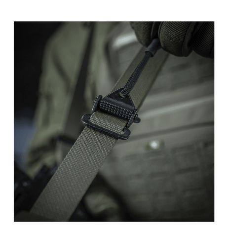 M-Tac Universal Weapon Sling in durable nylon with adjustable length and solid metal carabiner for tactical handling, gallery position 1.