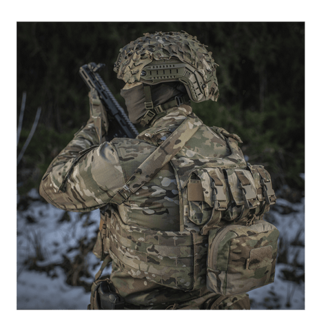 M-Tac Universal Weapon Sling in multicam nylon with adjustable length and robust carabiner for tactical use, gallery position 1