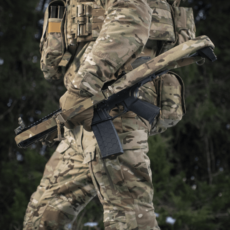 M-Tac Universal Weapon Sling in multicam nylon with adjustable length, durable construction and robust carabiner, gallery position 1