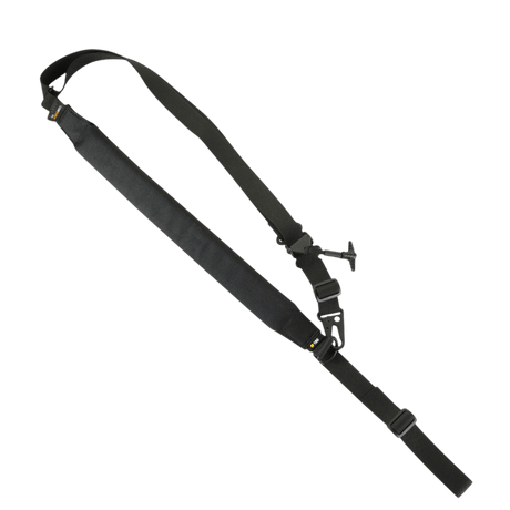 M-Tac Universal Weapon Sling in robust nylon with adjustable length, metal carabiner and padded section for comfort, gallery position 1.
