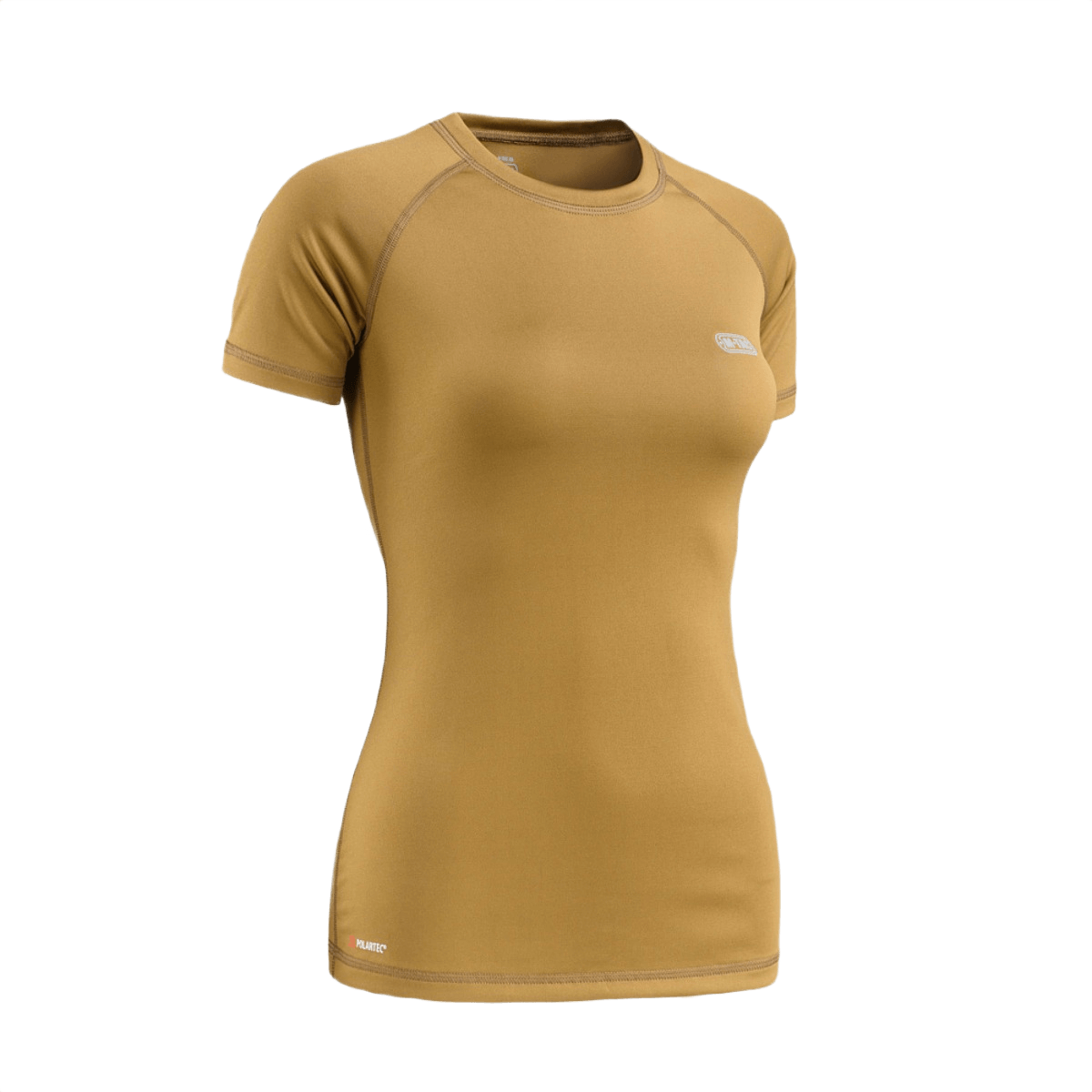 M-Tac T-shirt Ultra Light Polartec Lady i let Power Dry® materiale, perfekt til træning og daglig brug, i en lys brun nuance
