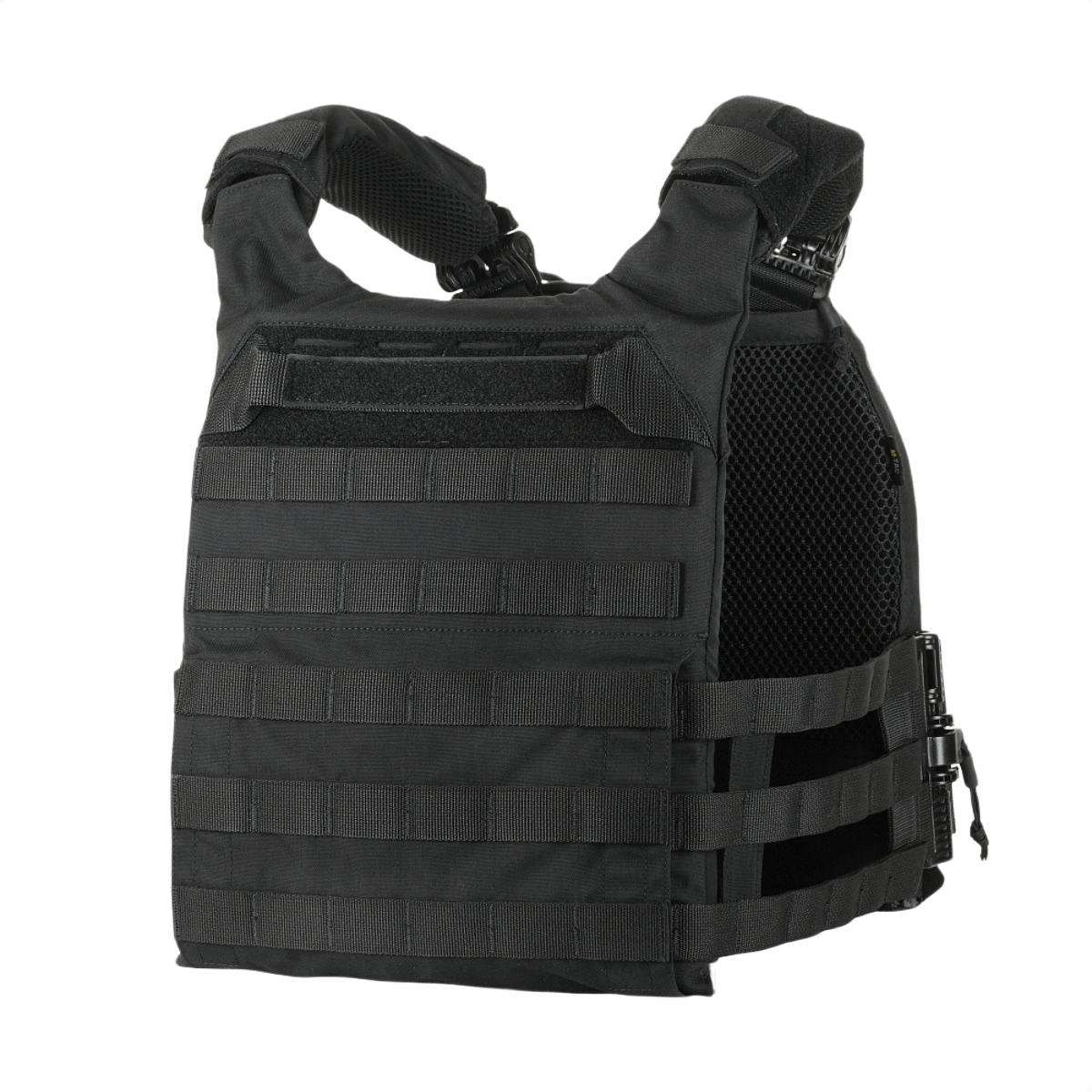 M-Tac Plate Carrier Cuirass FAST QRS Gen.II i sort med hurtig-lås og 3D mesh til beskyttelse og komfort.