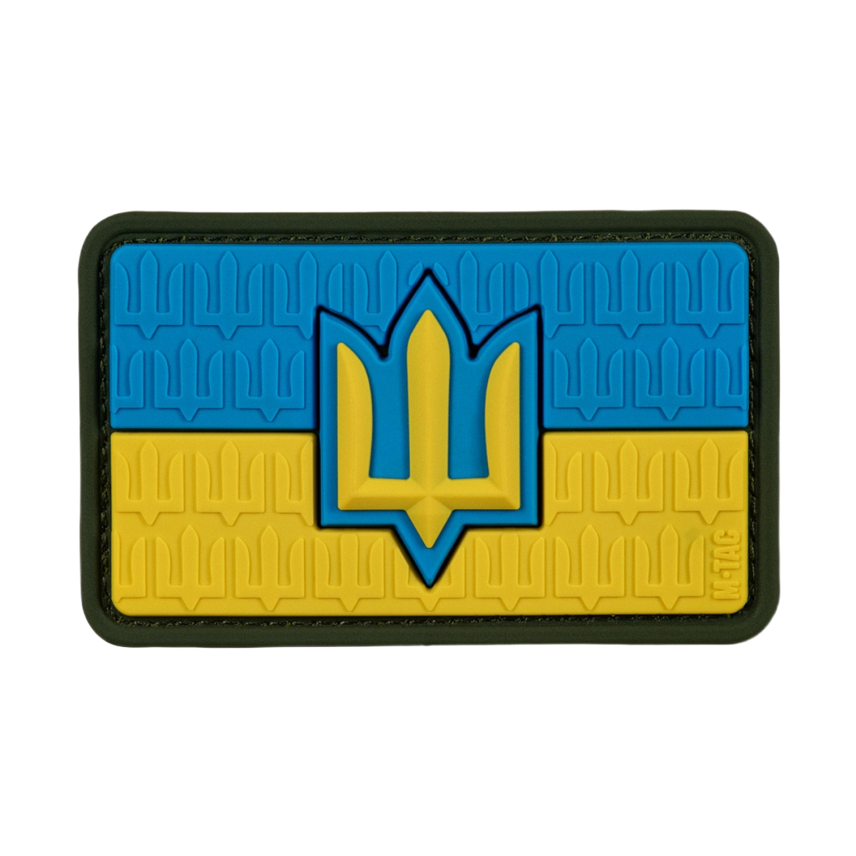 M-Tac patch Ukraine Flag with ZSU Trident PVC