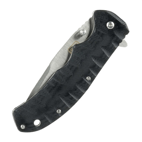 M-Tac Outdoor & Military folding knife - Type 4 with G10 handle and chromed stainless steel blade, lightweight tactical design.