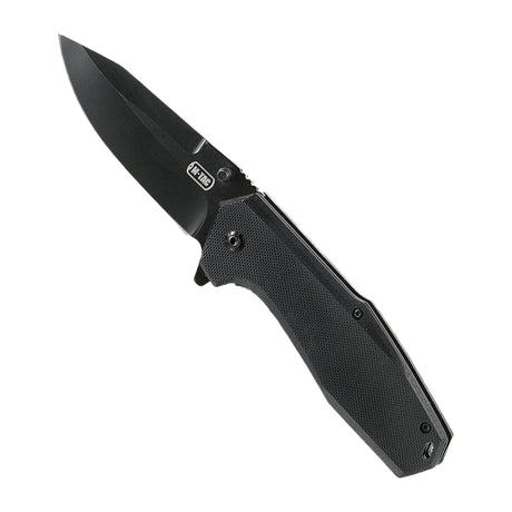 M-Tac Outdoor & Military folding knife - Type 5 with black blade and slip-resistant handle, suitable for EDC and tactical use.