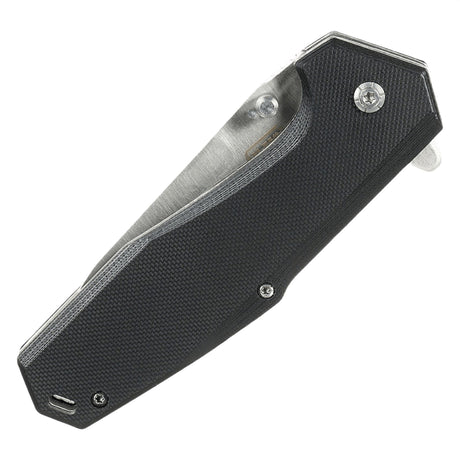 M-Tac Outdoor & Military folding knife - Type 5 with aluminum handle and G10 composite, folded view.