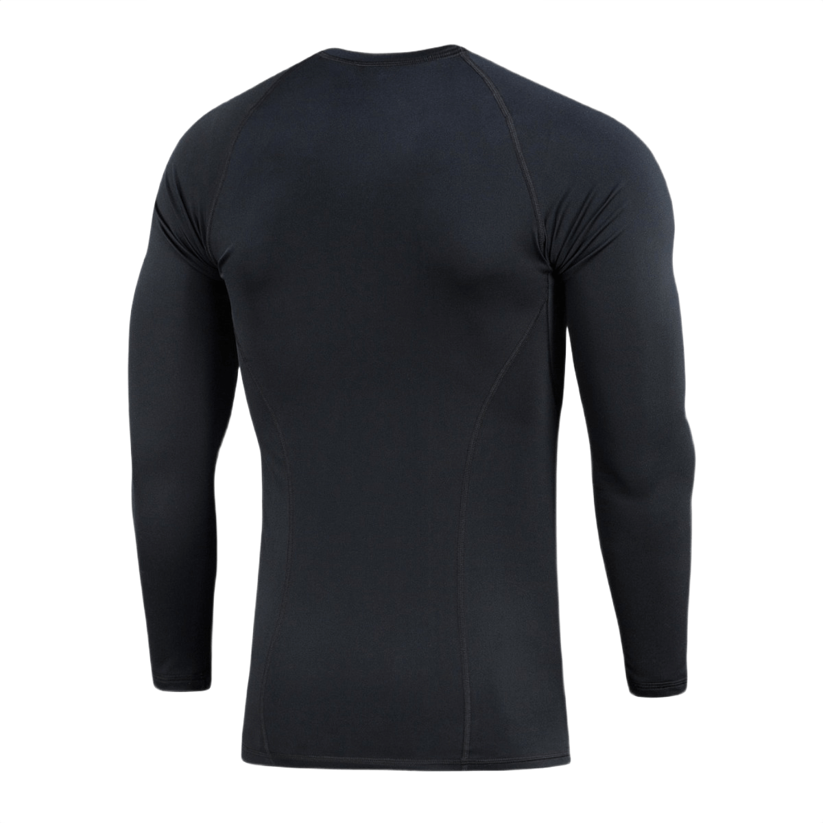M-Tac Level I Polartec Thermal Shirt som baselayer, anatomisk pasform i Power Dry® materiale, sort, set bagfra