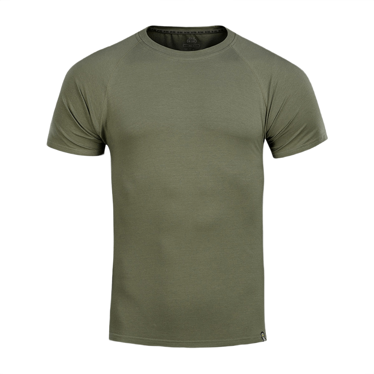 M-Tac Raglan T-Shirt 93/7 i grøn farve, lavet af 93% bomuld og 7% elastan for optimal komfort og åndbarhed med stilfulde raglanærmer.