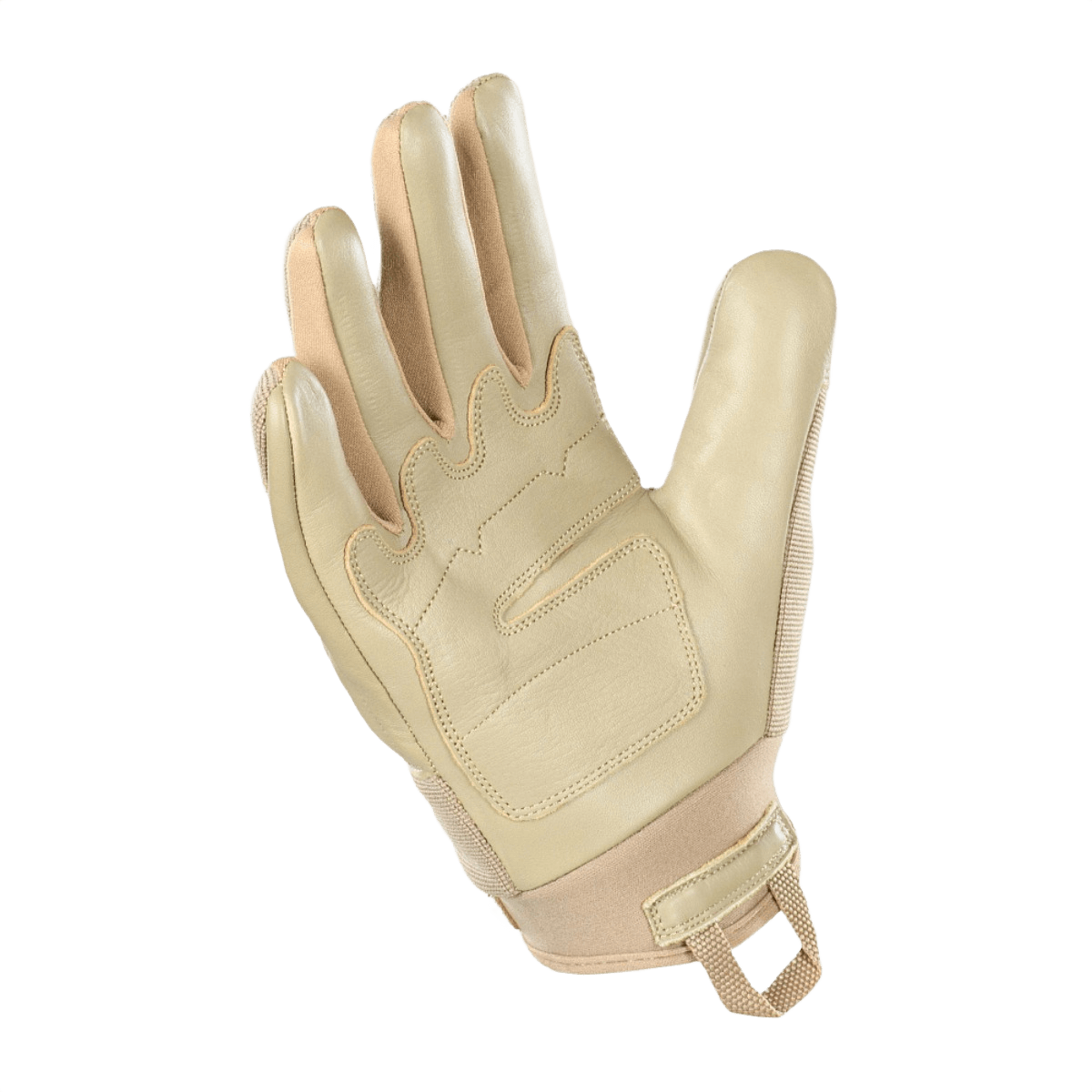 M-Tac Handsker Assault Tactical Mk.4 med non-slip læderhåndflade, dæmpende knoer og justerbar velcro til sikker pasform.