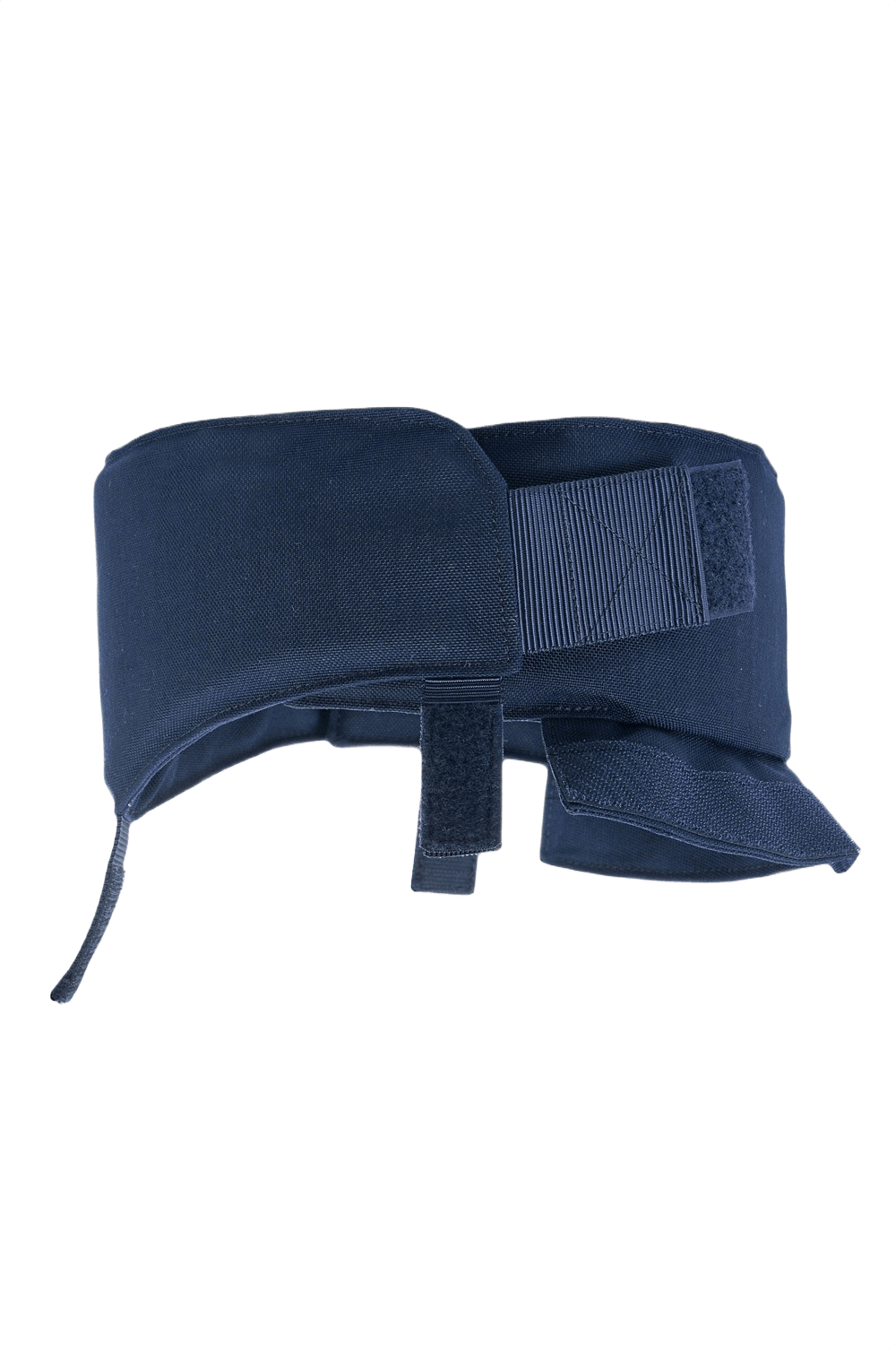 Anorak Chromium® Hals-/Strube Protector I, blød rustning med hook-and-loop fastgøringssystem til maksimal IIIA-beskyttelse, sort design.