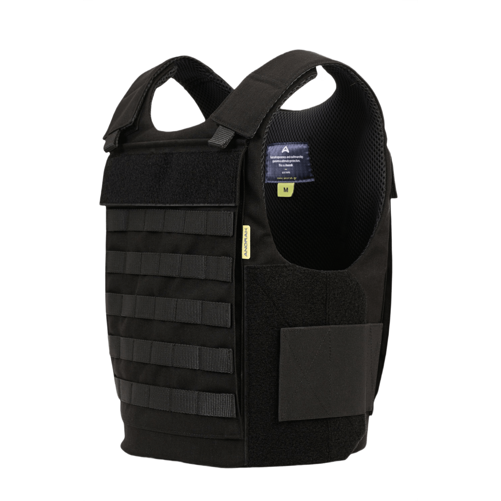 Anorak Chromium® Duty III-M Skudsikker Vest med CORDURA® yderskal. Level IIIA beskyttelse til politi og kystvagt i sort.