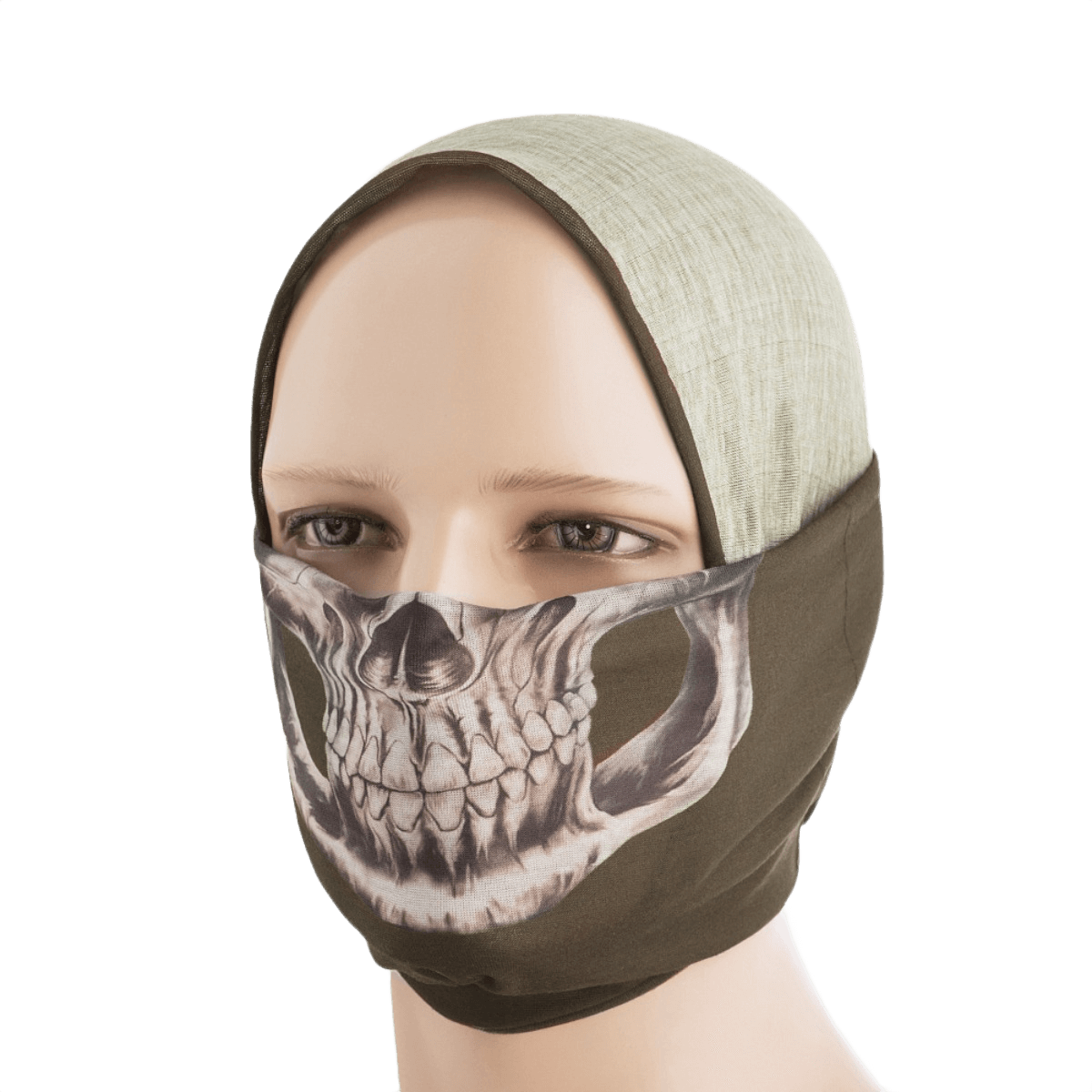 M-Tac Let Tubehalstørklæde Reaper Skull multifunktionelt hurtigtørrende design til cykling og motorsport.