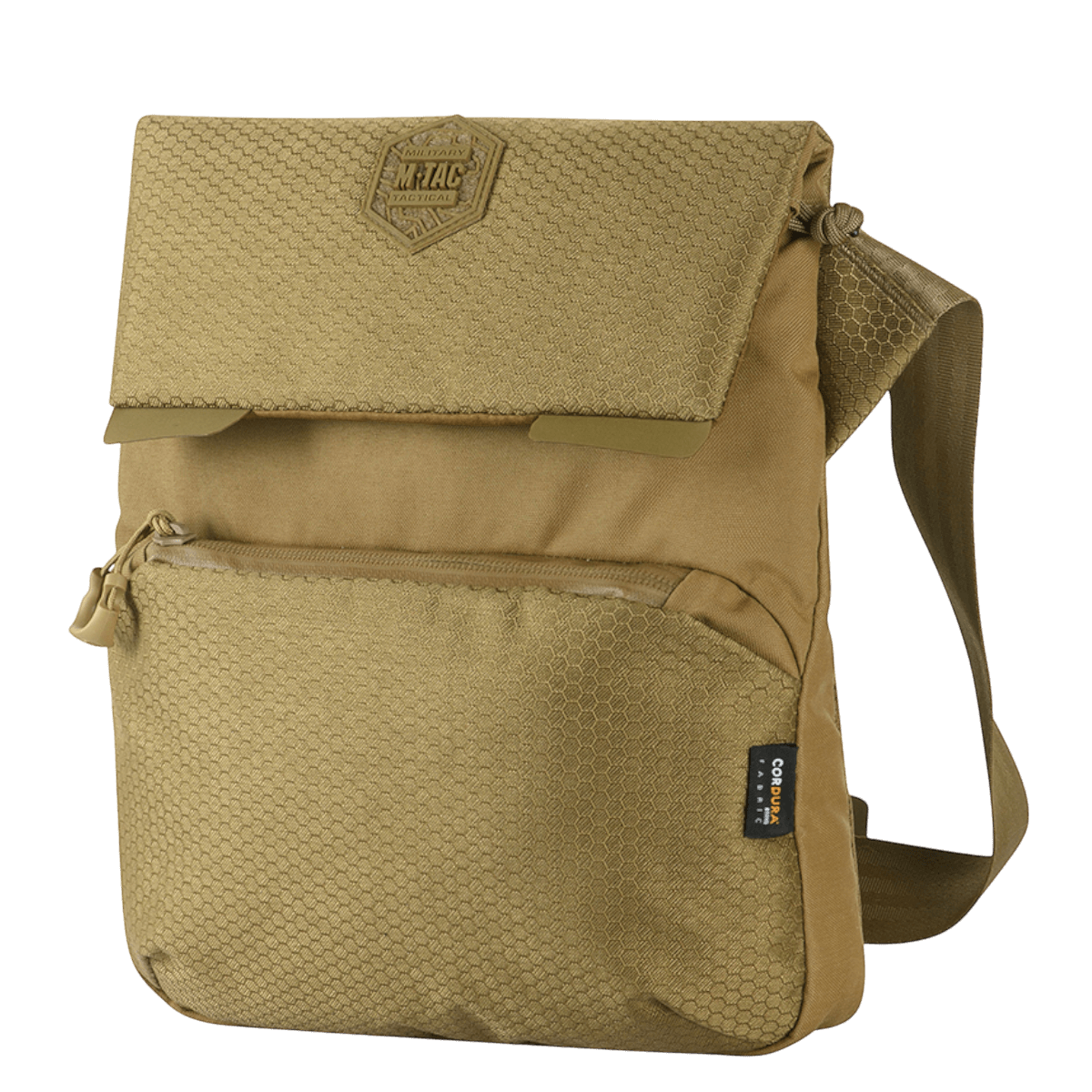 M-Tac Konvert Taske Elite i Cordura materiale med justerbar skulderrem og magnetlås for nem adgang.